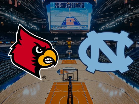 Louisville Cardinals at North Carolina Tar Heels Basketball